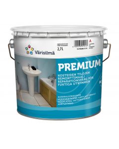 Värisilmä Premium kosteiden tilojen puolihimmeä maali 2,7L