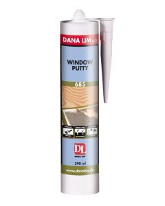 Danalim 685 Ikkunakitti 290ml Valkoinen
