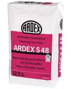 Ardex S48 Valkoinen 12,5Kg Laatan kiinnityslaasti