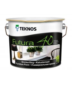 Futura 40 Puolikiiltävä kalustemaali  2,7L