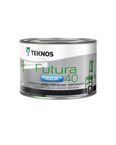 Futura Aqua 40 Puolikiiltävä kalustemaali puulle ja metallille 0,5L