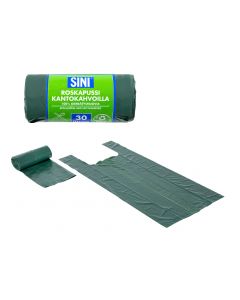 Sini Roskapussi Kantokahvalla 30L 14551