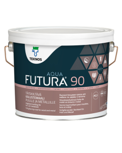 Futura  Aqua 90 Puolikiiltävä kalustemaali puulle ja metallille 2.7L