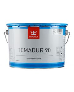 Temadur 90 Kiiltävä Polyuretaanimaali, Valkoinen 2,55L