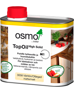 Osmo Topoil Keittiön puutasoille 3058 0,5L Väritön, Matta