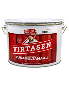 Virtasen Punamultamaali 10L Wanha Punainen